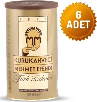 Kurukahveci Mehmet Efendi 500 Gr X 6 Adet Türk Kahvesi