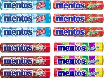 Mentos Stick Şeker Karma Paket 12 Adet