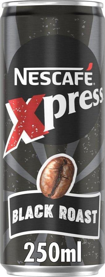 Nescafe Xpress Black Roast Soğuk Kahve 250 Ml X 12 Adet