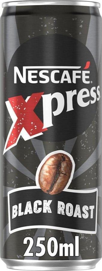 Nescafe Xpress Black Roast Soğuk Kahve 250 Ml X 24 Adet