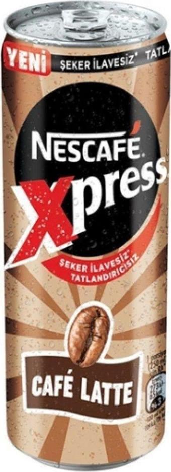 Nescafe Xpress Latte Şekersiz 250 Ml