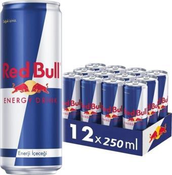 Red Bull Enerji Içeceği 250 Ml Original X 12 Adet