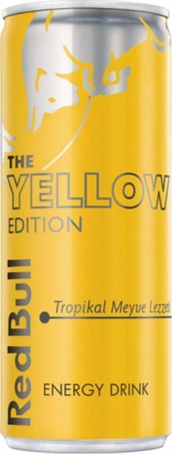 Red Bull The Yellow Edition Tropikal Meyve Enerji İçeceği 250 Ml X 24 Adet