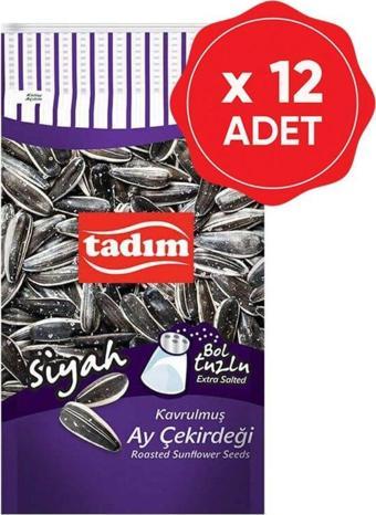 Tadım Siyah Ay Çekirdeği Bol Tuzlu 180 Gr X 12 Adet