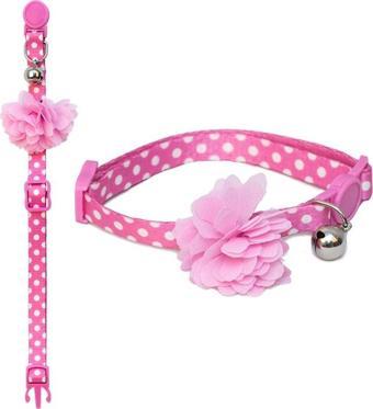 Eastland Pembe Çiçekli Kedi Boyun Tasması