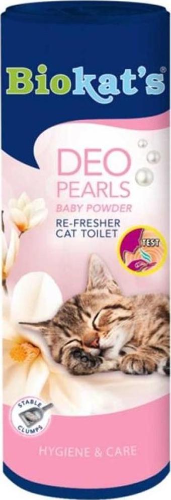 Biokats Deo Pearls Kedi Kumu Parfümü Bebek Pudralı 700 Gr