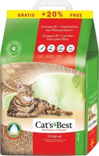 Cats Best Original Naturel Kedi Kumu 10 + 2 lt