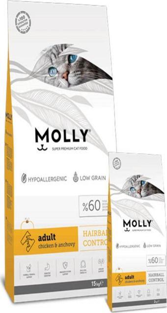 Molly Yetişkin Kedi Maması Tavuklu & Hamsili 15 kg