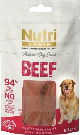 Nutri Canin Sığır Etli Tahılsız Köpek Ödül Maması 80 Gr