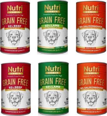 Nutri Canin Tahılsız 3 Çeşit Karma Köpek Konserve 400 Gr. X 6 Adet