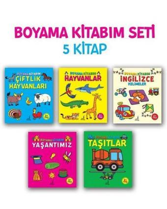 Boyama Kitabım Seti - 5 Kitap Takım - Kolektif  - Pal Sokağı