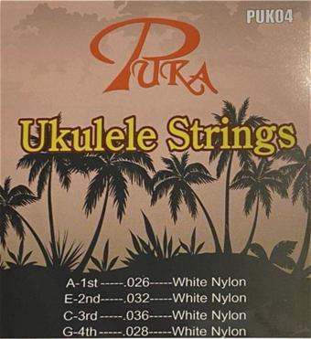 Puka Puk04 Model Ukulele Tel Seti