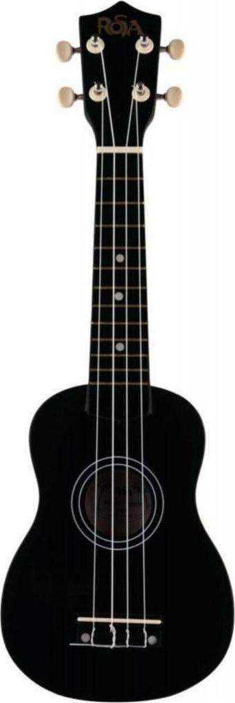 Rosa Ru002 Soprano Ukulele Siyah