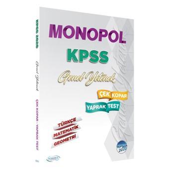 2020 Kpss Genel Yetenek Yaprak Test (İadesizdir) - Monopol Yayınları