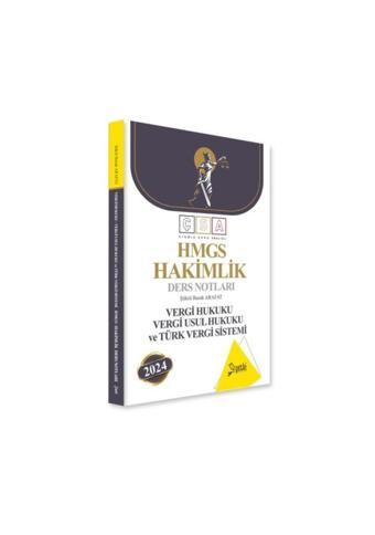 Yetki Yayınları 2024 Çsa Vergi Hukuku - Türk Vergi Sistemi Hakimlik - Yetki Yayıncılık