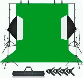 Ada Greenbox Chromakey Green Screen Greenbox Yeşil Fon Perde Çekim Seti (2X3M)