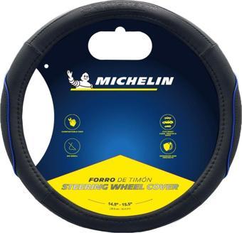 Michelin MC1003NAZ Premium Suni Deri Direksiyon Kılıfı MAVİ