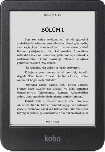 Kobo Clara BW 16 GB 6" E-Kitap Okuyucu