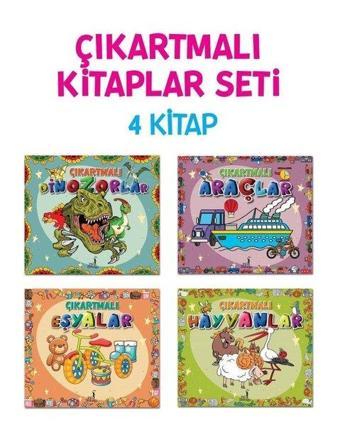 Çıkartmalı Kitaplar Seti - 4 Kitap Takım - Kolektif  - Pal Sokağı