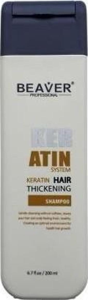 Beaver Keratin Hair Thickening Shampoo 200 ml