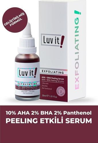 Luv it! Canlandırıcı Ve Cilt Tonu Eşitleyici Aha Bha Peeling Serum 30 Ml