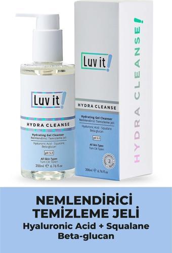 Luv it! Nemlendirme Etkili Yüz Temizleme Jeli Kuru-Normal Ciltler 200 ml