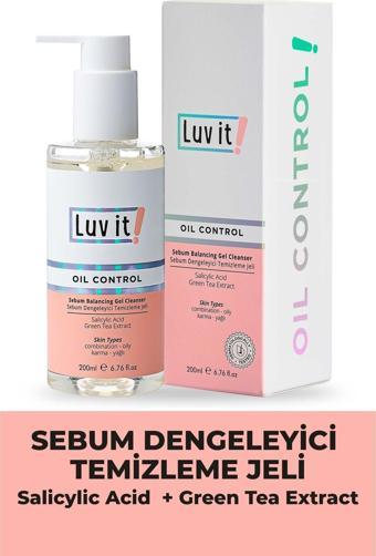 Luv it! Sebum Dengeleyici Yüz Temizleme Jeli Karma Yağlı Ciltler 200 ml