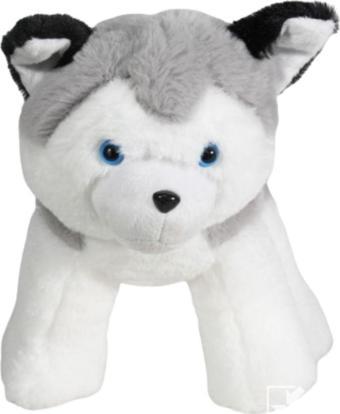 Moontoys Sevimli Sibirya Kurdu Husky Köpek Peluş 40 Cm Büyük Boy Uyku Arkadaşım