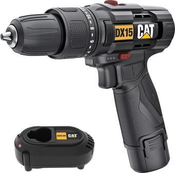 CAT DX15 12Volt/2.0Ah Li-ion Profesyonel Şarjlı Darbeli Matkap