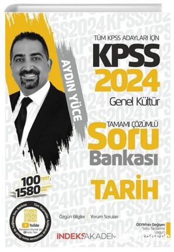 2024 Kpss Tarih Soru Bankası Çözümlü Aydın Yüce - İndeks Akademi Yayıncılık