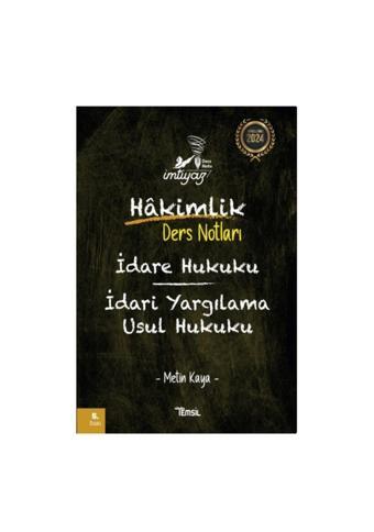 Temsil Yayınları İmtiyaz Hakimlik İdare Huk-idari Yar Usul Huk - Temsil Kitap