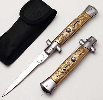 Orjinal Italyan Stiletto Çakı Kriss 25 Cm Ejder