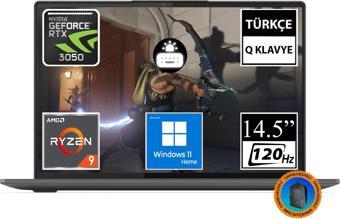 Lenovo Slim 7 Pro 82V20003US01 Ryzen9 6900HS 32GB 2TBSSD RTX3050 14.5" Touch W11H Taşınabilir Bilgisayar-CNT002