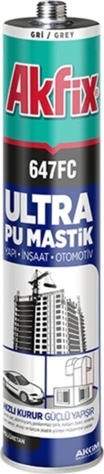 Akfix Pu Mastik Siyah 280 ml 647fc