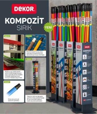 Dekor 1365 Kompozit Sırık Sap 1.2 Metre