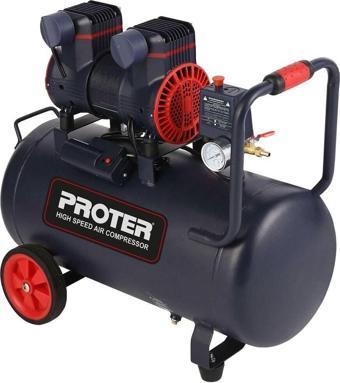 Proter 50 Lt 2hp 8 Bar Yüksek Hızlı Sessiz Yağsız Kompresör