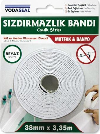 Vodaseal Mutfak Banyo Sızdırmazlık Bandı 38mm 3,35