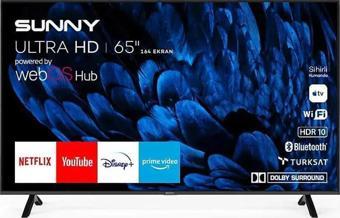 Sunny Sn65Qmn252 4K Ultra Hd 65" 165 Ekran Uydu Alıcılı Webos Smart Qled Tv