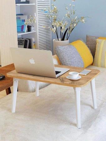 sekizincicaddedizayn Koltuk Sehpası - Atlantik Çam - Oval Kenar 60x40