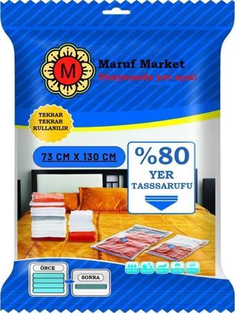 Beyyine Home Yüksek Kaliteli Vakumlu Hurc (Xxl) 73 Cm x 130 Cm - Çevirmeli & Mavi Kapak - Vakumlu Hurç