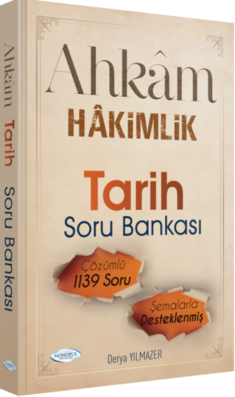  AHKAM Hakimlik Tarih Soru Bankası  - Monopol Yayınları