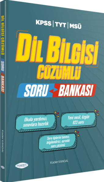 Dil Bilgisi Çözümlü Soru Bankası  - Monopol Yayınları