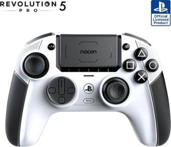 Nacon Revolution 5 Pro Officially Licensed PlayStation Wireless Gaming Controller Beyaz