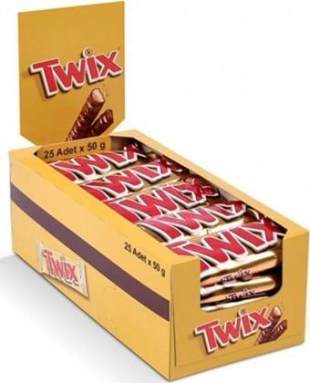Twix Karamelli Çikolata 50 G X 25 Adet
