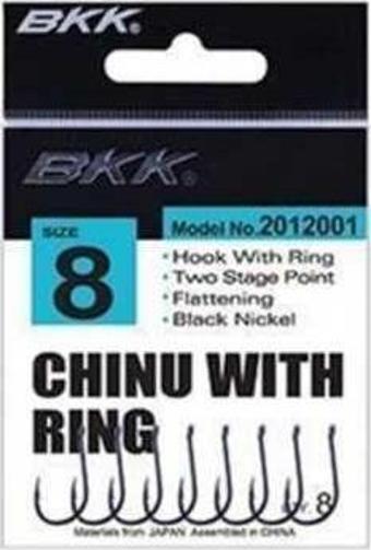 Black King Kong Hook Chinu With Ring İğne, No: 3