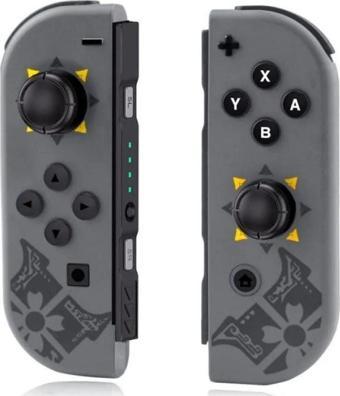 Cosmostech NS Switch Uyumlu 2'li J-C Joycon PAD Controller Gamepad Oyun Kolu Siyah Desenli