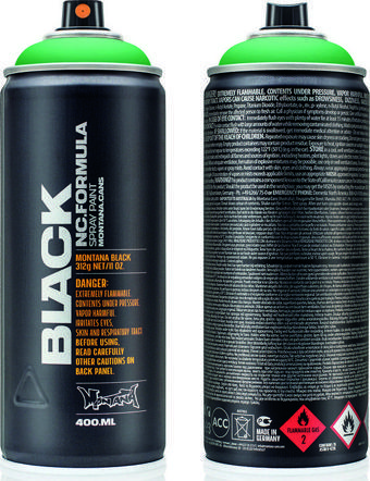 Montana Black Sprey Boya 400ml Woodstock BLK6090