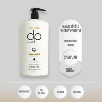 Dp Daily Perfection Pamuk Sütü Buğday Proteini 500 Ml Tuzsuz Şampuan