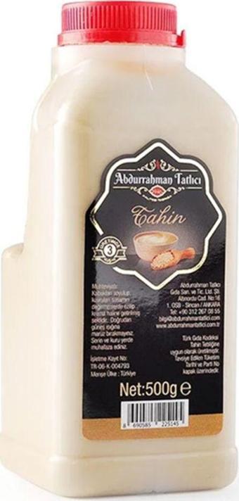 Abdurrahman Tatlıcı Plastik Tahin 500 Gr