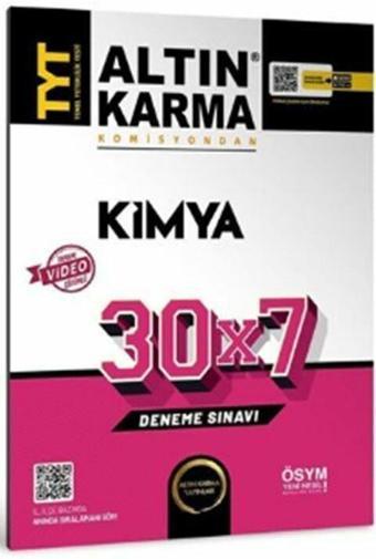Altın Karma Yayınları TYT Kimya 30 x 7 Deneme - Altın Karma Yayınları